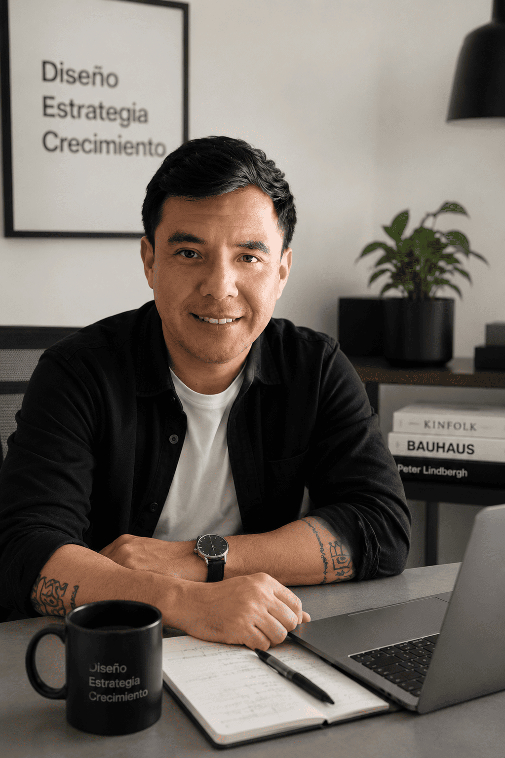 Will Cornejo black and white portrait